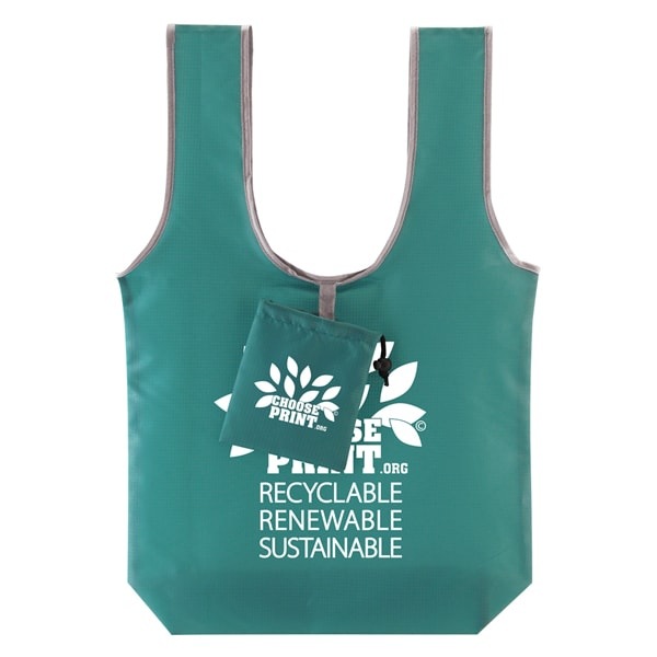 folding promotional pouch tote