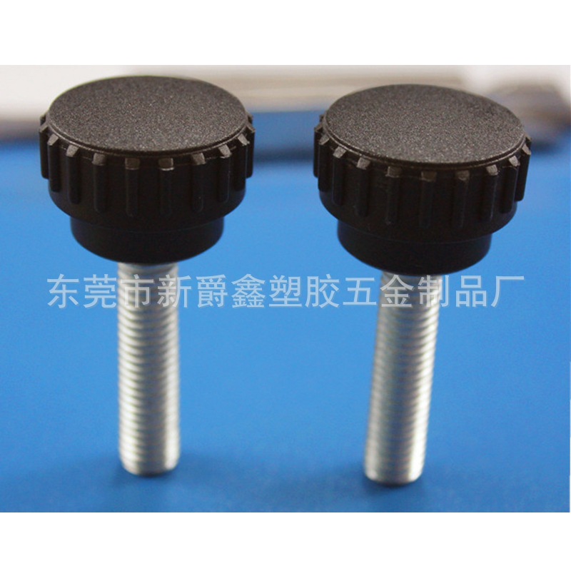 Manufacturer 26#m8 straight grain plastic feet plastic adjustable…