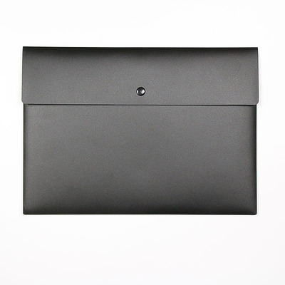 Press the button file pocket A4 Simplicity business affairs customized Briefcase Plastic Portfolio to work in an office Kit logo