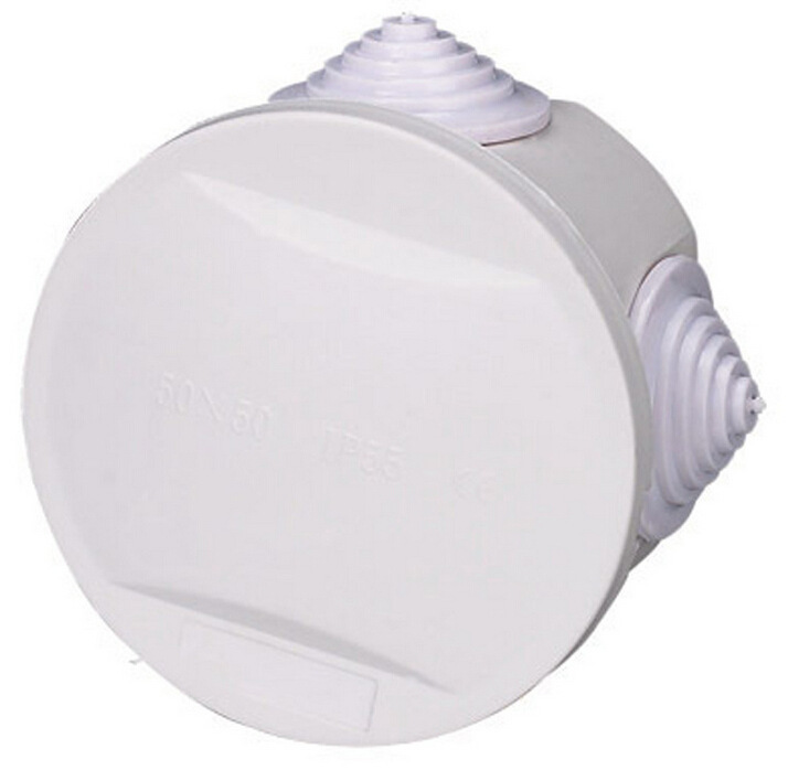 50*50防水塑料电线接线盒 SP-P1-5050带孔接线盒 IP44