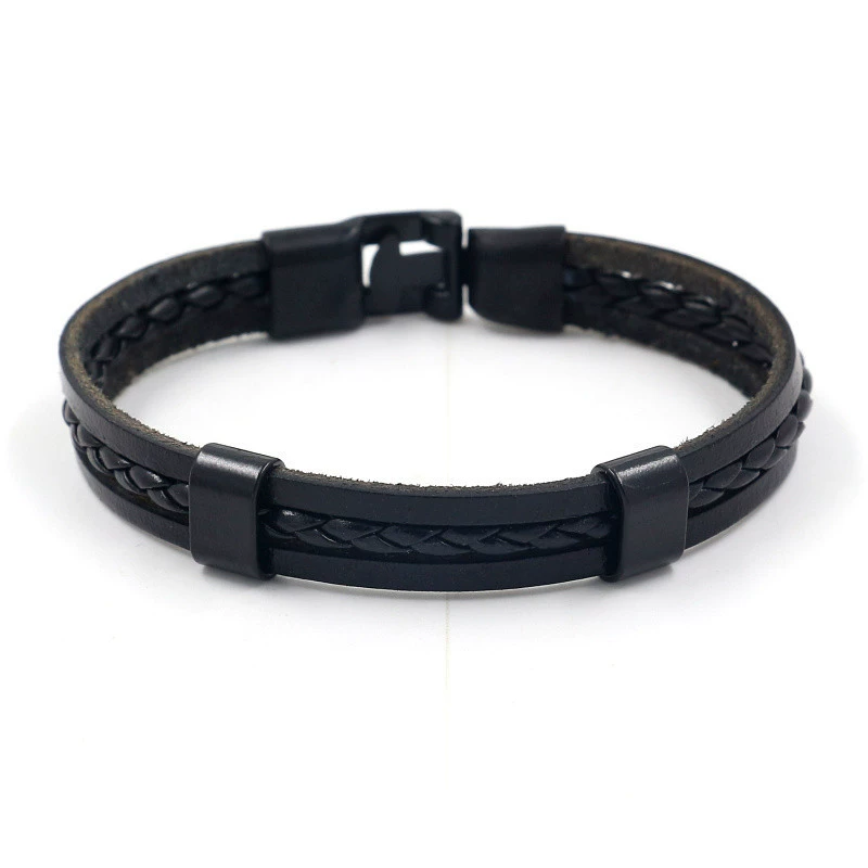 Мужской черный ретро мод bracelet аксессуар для импорта, простой и элегантный дизайн