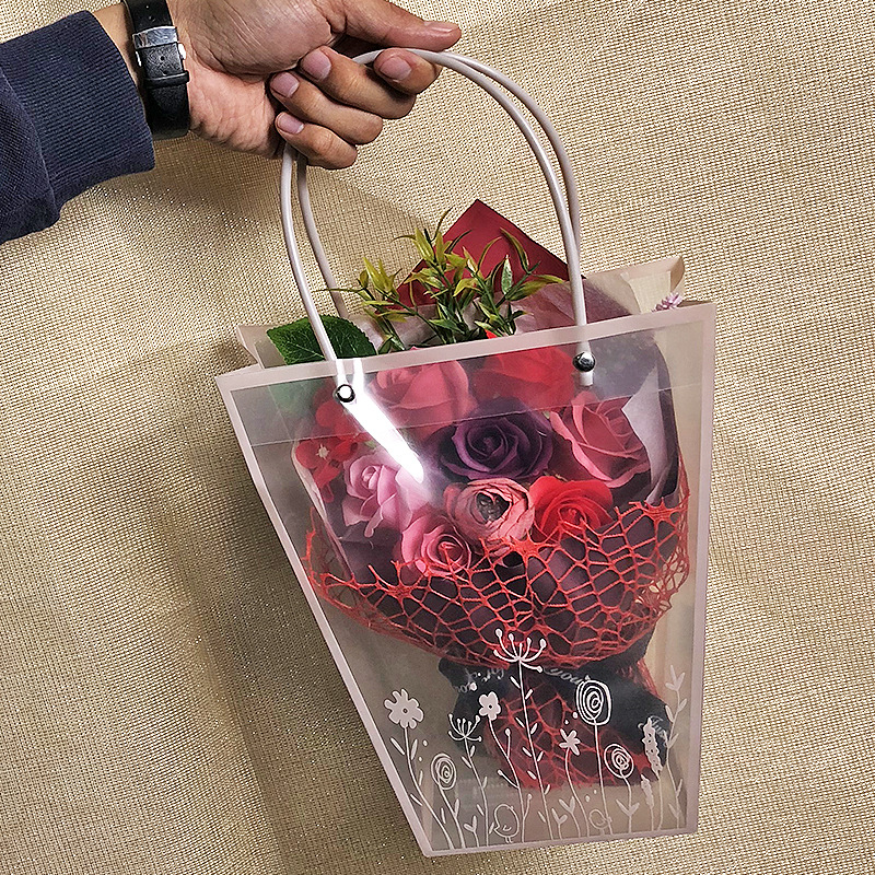 9朵新款手棒手提袋红4