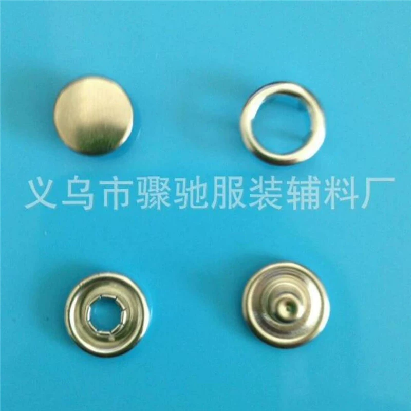 Factory spot Metal hollow five -claw buckle infant children's clothing and clothing hidden buckle presses invisible copper five -claw buckle