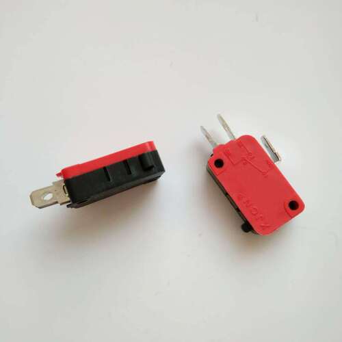 Trayector de microinterruptor de botón de estilo americano con conexión de tres patas, microinterruptor de conexión de tres patas con elástico, modelo SV-16-1C25