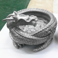 420不锈钢铸造 龙头烟灰缸 现模加工高尔夫球烟灰盅 失蜡压铸厂家