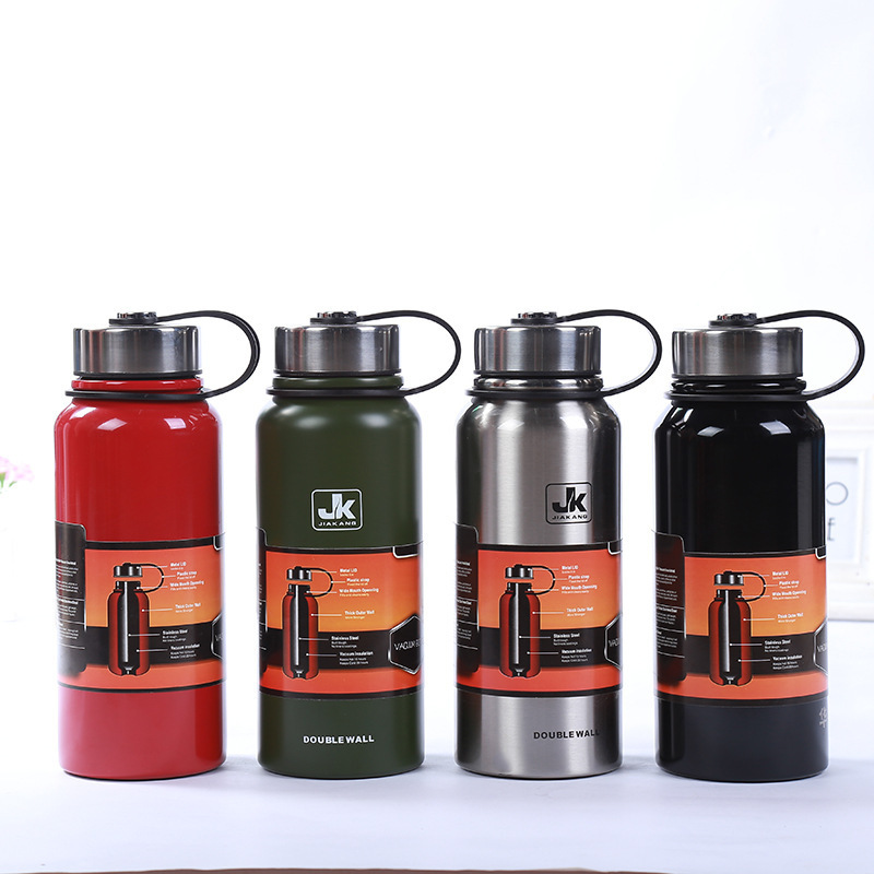 2018新款不銹鋼戶外運(yùn)動(dòng)保溫水壺真空太空杯  便攜式手提式隨手杯