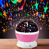 Star projection, lamp, colorful starry sky for bedroom, night light, creative gift, wholesale