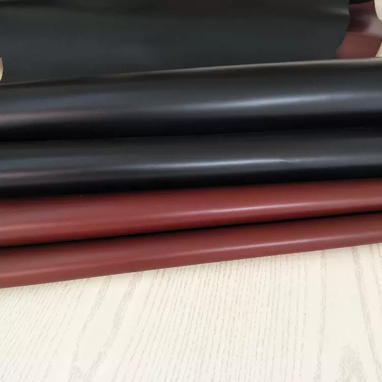 黑色2.0厚开边珠牛皮厂家 鞋包用油皮真皮批发 开边珠油皮现货