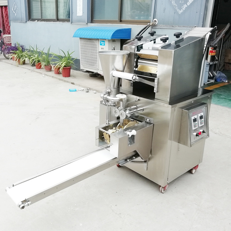 全自动包饺子机 新型仿手工锅贴机 新型商用馄饨机 多功能蒸饺机