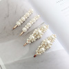 Hairgrip from pearl, elegant hair accessory, universal bangs, hairpins, simple and elegant design, internet celebrity