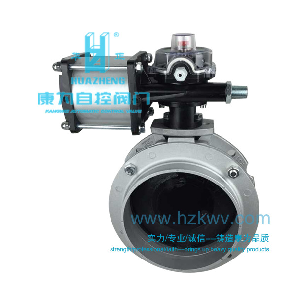 供应气动粉煤灰蝶阀KW1F-DN100