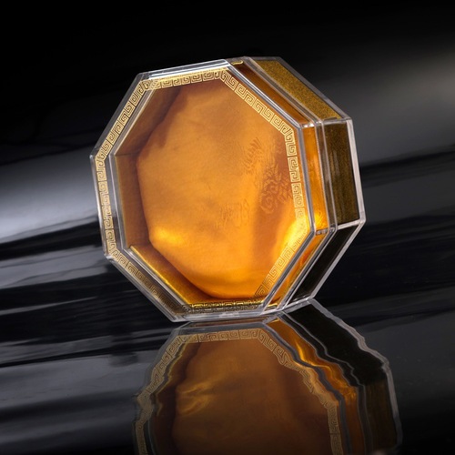 Acrylic Octagonal Crystal Box with Transparent Packaging Inner Box for Bird's Nest, Cordyceps, and Dendrobium, General Health Supplement Box