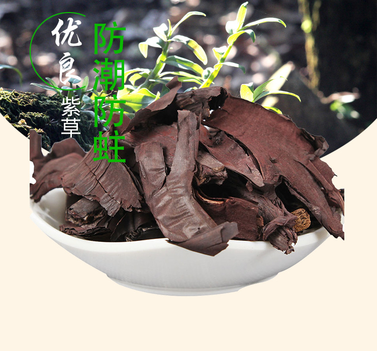 Zi Cao Root (Lithospermum erythrorhizon) — Xinjiang Grown Dried Gromwell Root, 500g overview