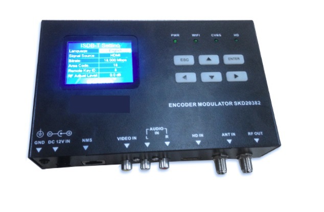 高清1080P HD DVB-T /ISDB Mini encode modulator  DVB-T2 编码
