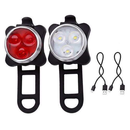 Mountain bike light new night riding USB charging tail light cob warning light waterproof bicycle tail light