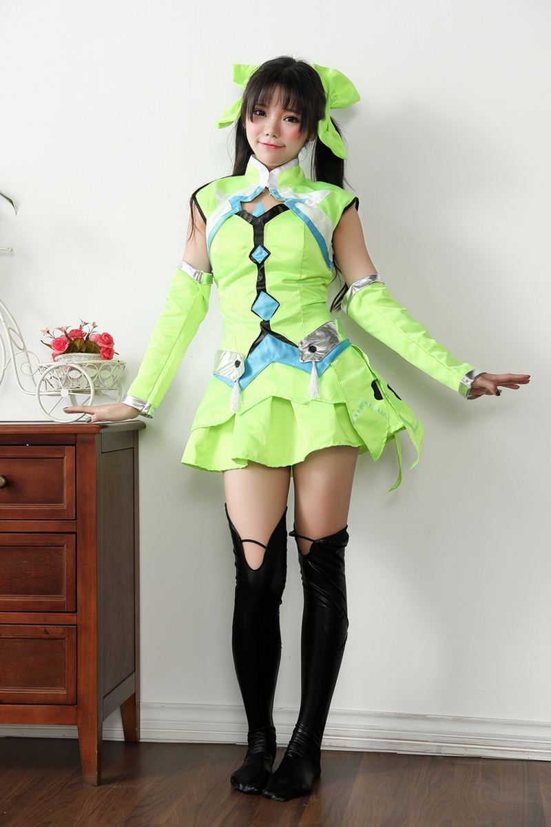 动漫手游王者 孙尚香cos 初始 荣耀千斤重弩 cosplay服 女装现货-阿里巴巴