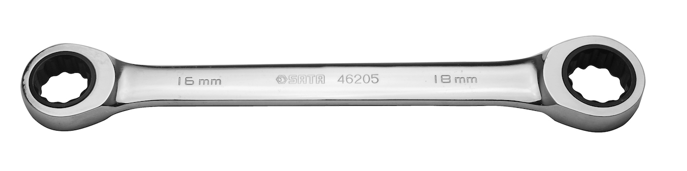 46206全抛光双梅花快扳17x19MM