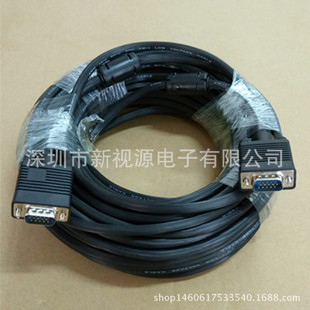 VGA线公对公 20米 3+4 锯齿线 真双磁环 可定制线规格和长度颜色-阿里巴巴