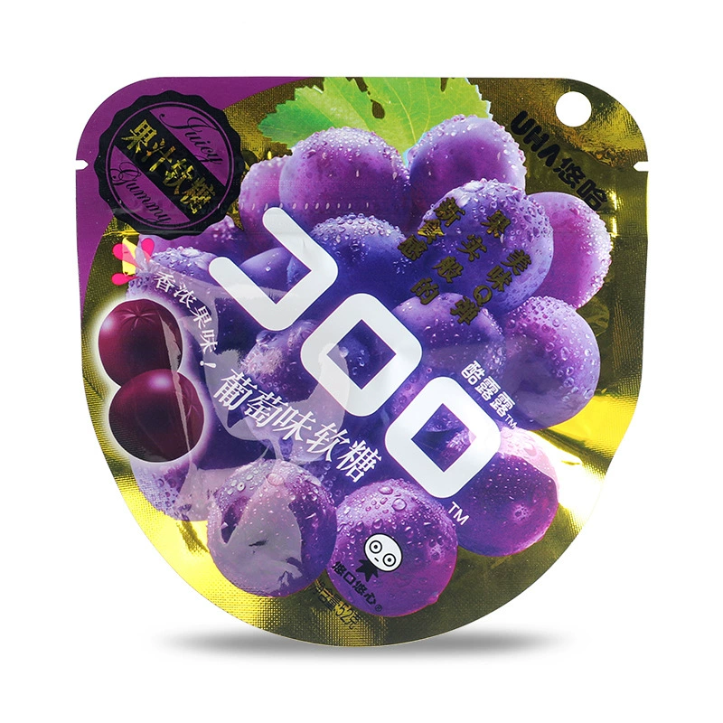 Фруктовые конфеты Youhakulu QQ Gummy (Youhakulu) 52 г — ассорти вкусов: виноград, белый персик, кола