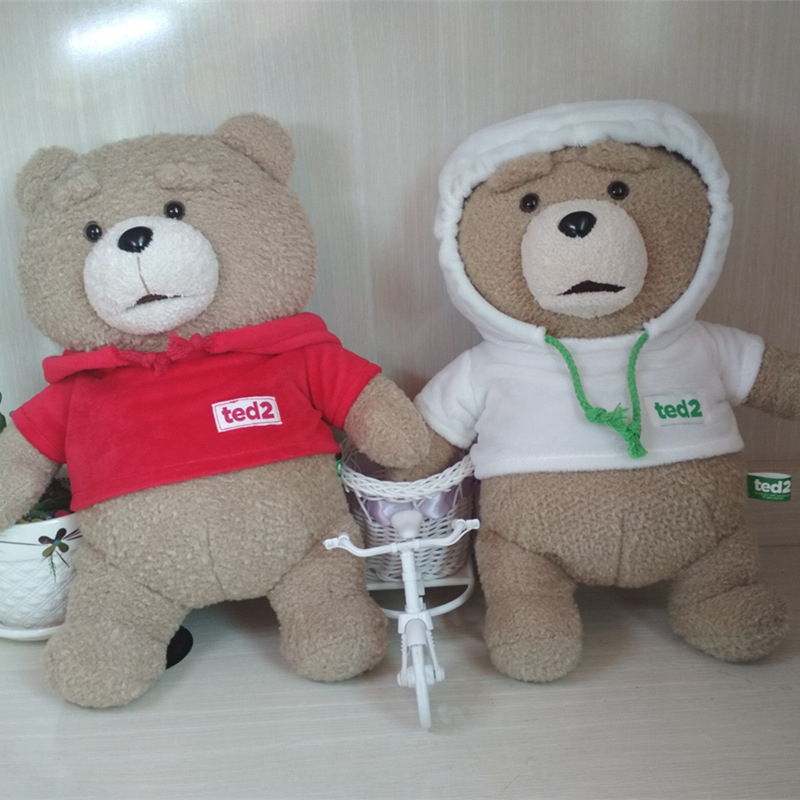 厂家批发TED2贱熊美国电影泰迪熊毛绒玩具新年娃娃情人节生日礼物
