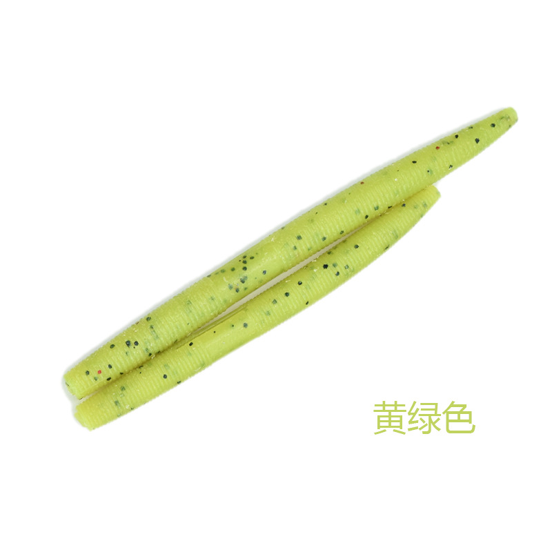 Soft Worms Fishing Lures Soft Baits Fresh Water Bass Swimbait Tackle Gear