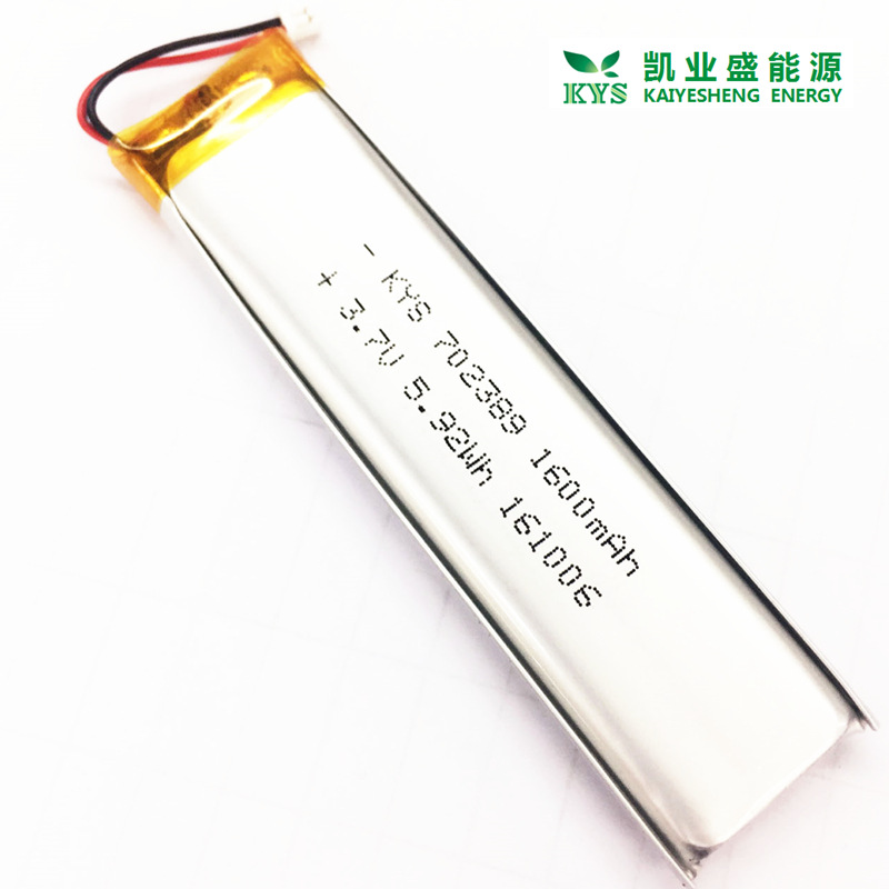 供应702389 702590 3.7V 1600mAh 节能LED灯聚合物锂电池 802590