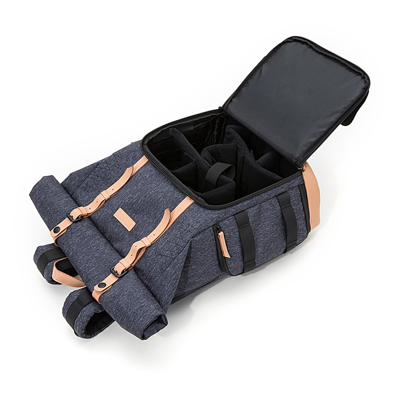 新款多用途商务双肩包男款大容量可扩容轻便旅行户外包背包健身包
