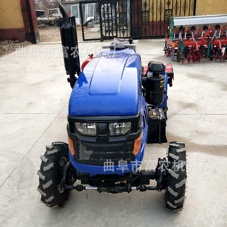 农用404四轮驱动拖拉机 旋耕除草 拖拉机带动开沟机