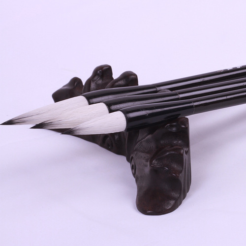 Wholesale student Baiyun brushes large, medium and small, beginner pens, inks, paper and inkstone calligraphy supplies for sale Qizi Sanyang