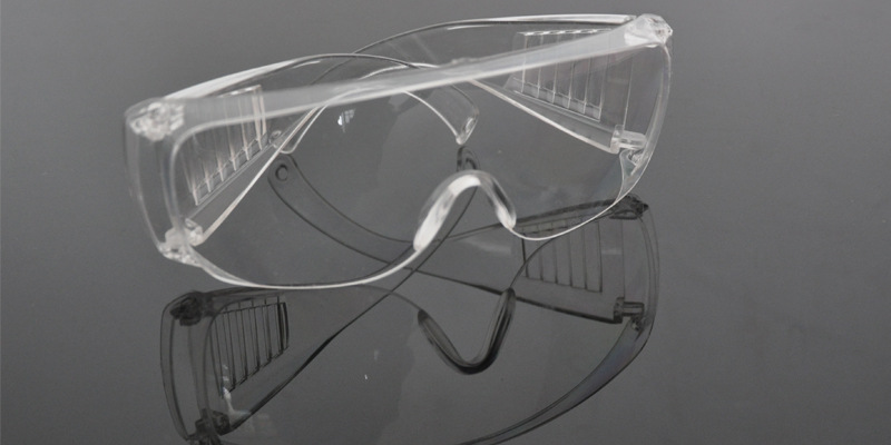 百叶窗透明眼镜防风沙冲击眼镜实验防溅安全劳保防护眼镜骑行护目