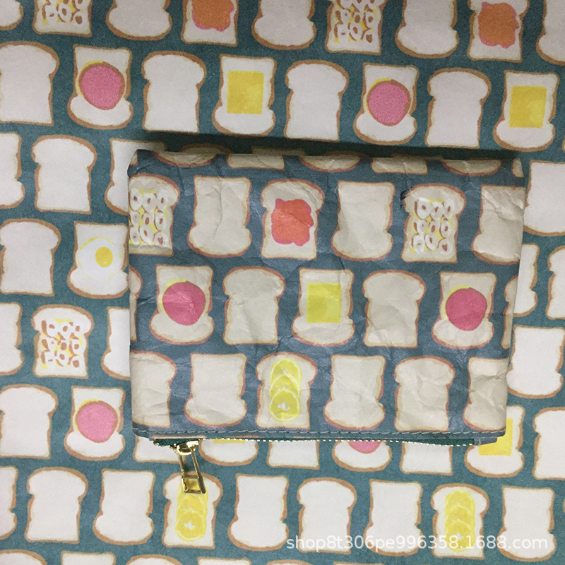 水洗牛皮纸数码打印加工 杜邦纸环保袋数码印花加工 防水牛皮印花