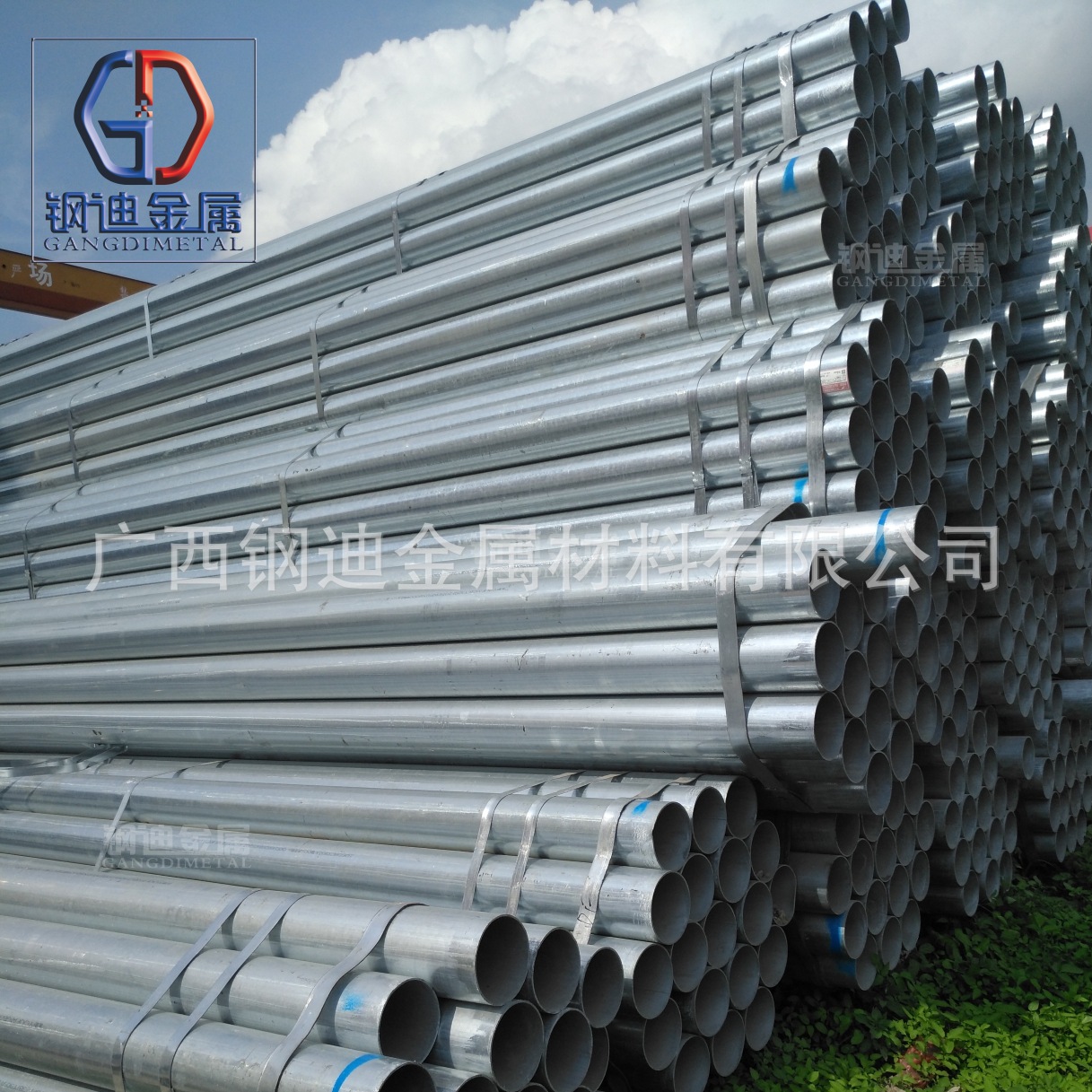 广西南宁现货 Q235热镀锌钢管 大棚管镀锌管 正元 君诚 华岐 正大