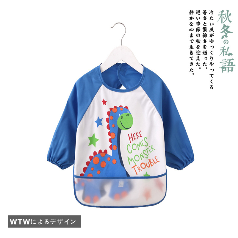 四季款新品 儿童系带新款反穿衣秋冬多色罩衣 支持一件代发|ru