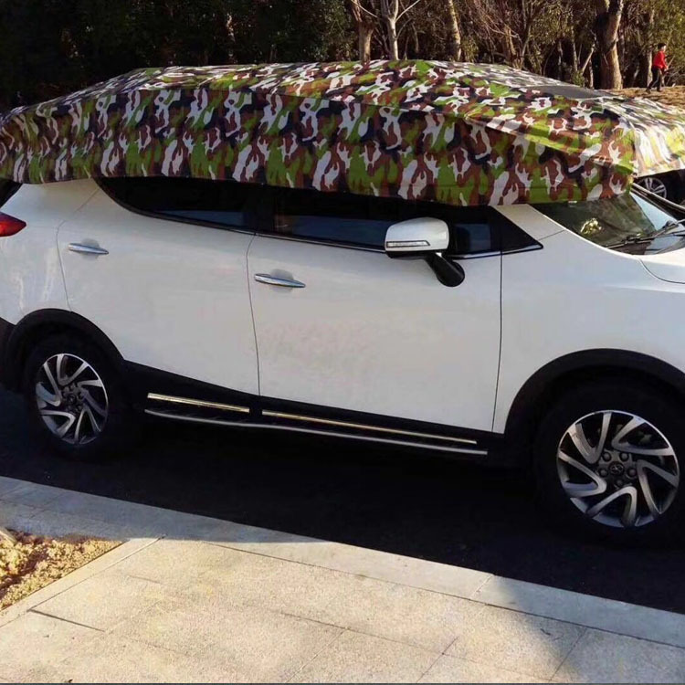 Shangdui 럭셔리 고정 파라솔 완전 자동 자동차 캐노피 단열 원격 제어 태양 보호 자동차 의류 개인 자동차 접이식 자동차 창고