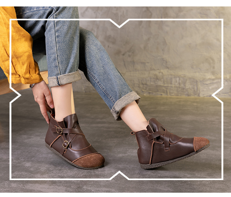 Bottes femme NATIONALITé HUI en En cuir - Ref 3355370 Image 17