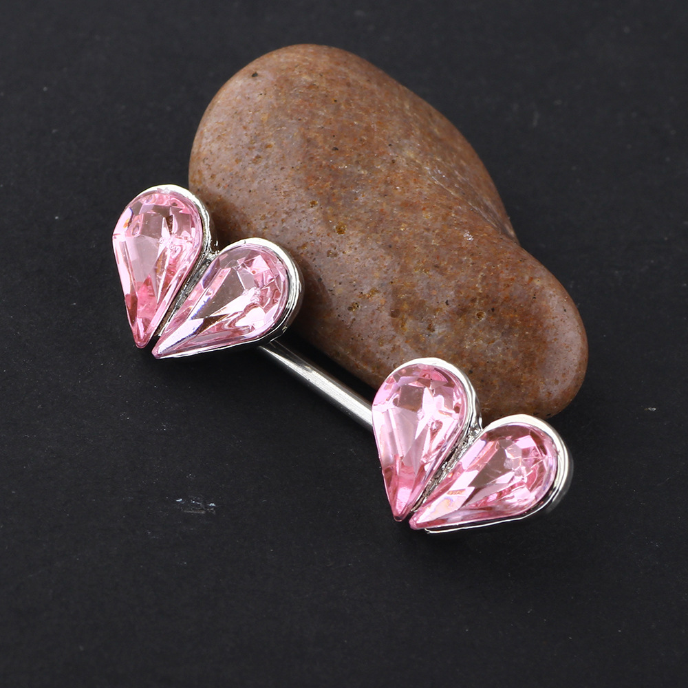 Pointed titanium steel lip stud product view
