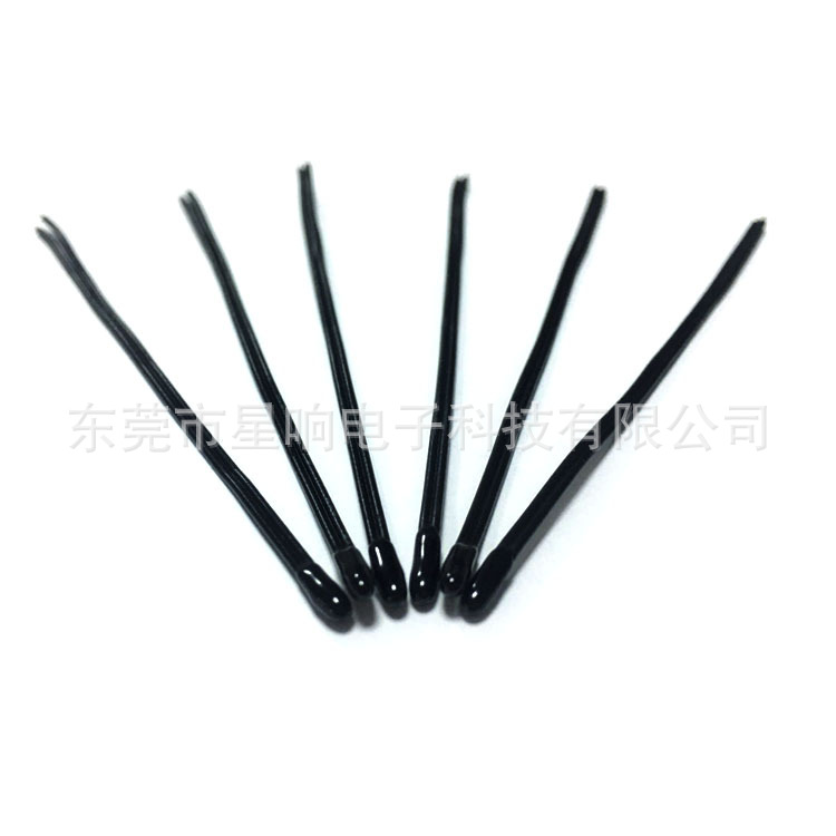 NTC树脂封装温度传感器/10K-4100/100K环氧小黑头温度传感器