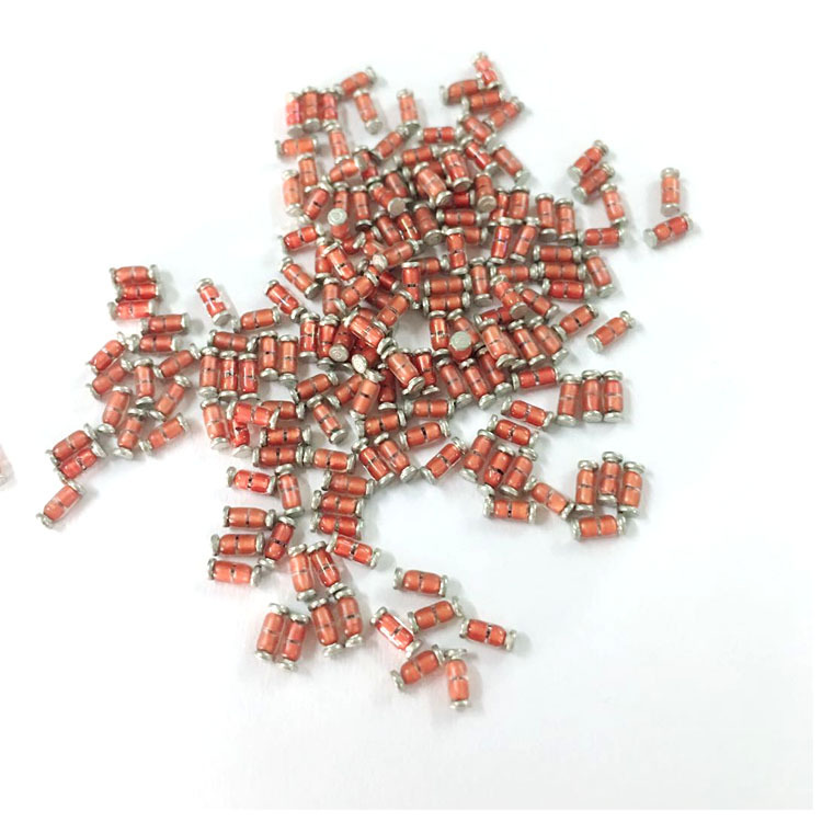 供应玻璃贴片封装 NTC热敏电阻10K 1%精度3950圆柱型玻封二极管