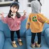 女童外套2020春装新款宝宝韩版夹克中小儿童宽松灯芯绒上衣1代发