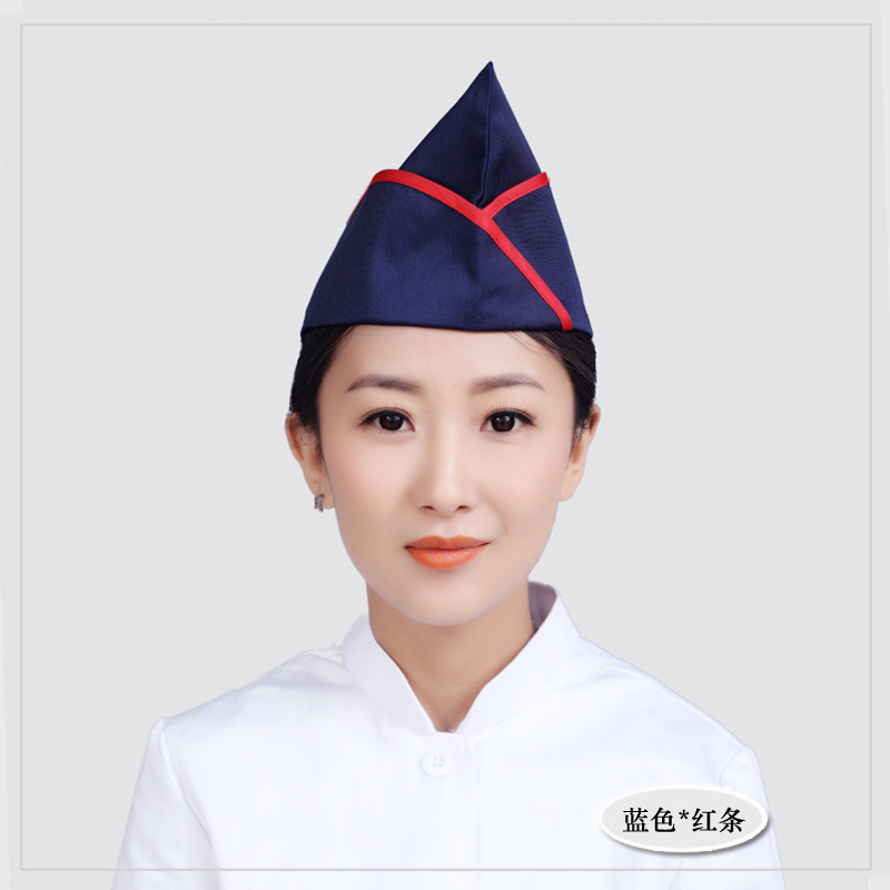 定制日式料理厨师帽子酒店餐厅男女服务员工作帽寿司帽船帽刺绣 阿里巴巴