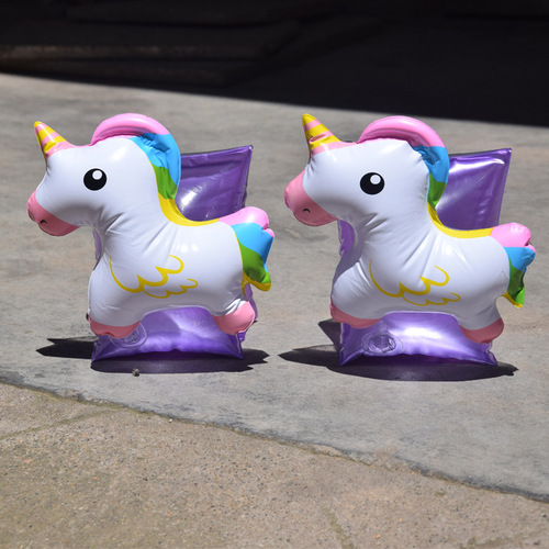 Thickened inflatable swimming floats for children swimming buoyancy sleeves Flamingo Unicorn Arm Rings Swimming Rings Wholesale