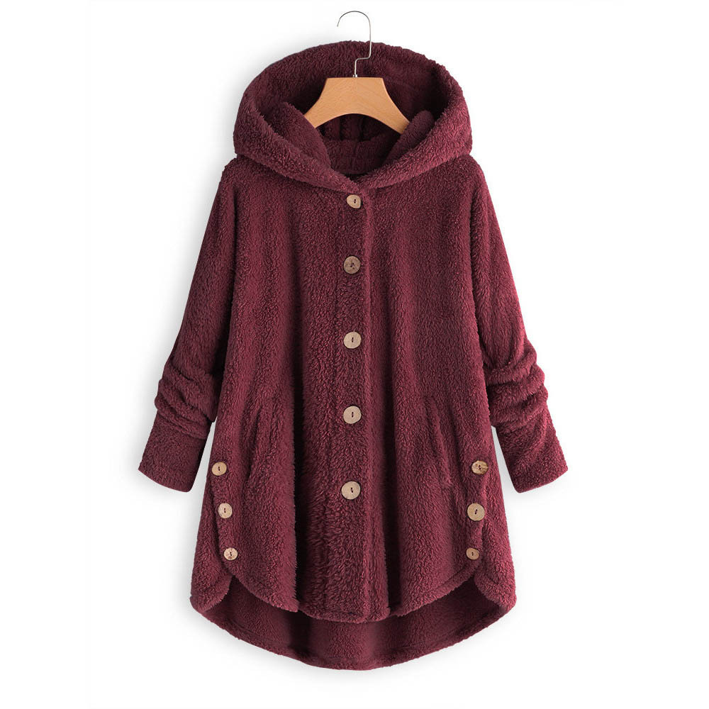 Solid Color Hooded Jacket NSYF18818