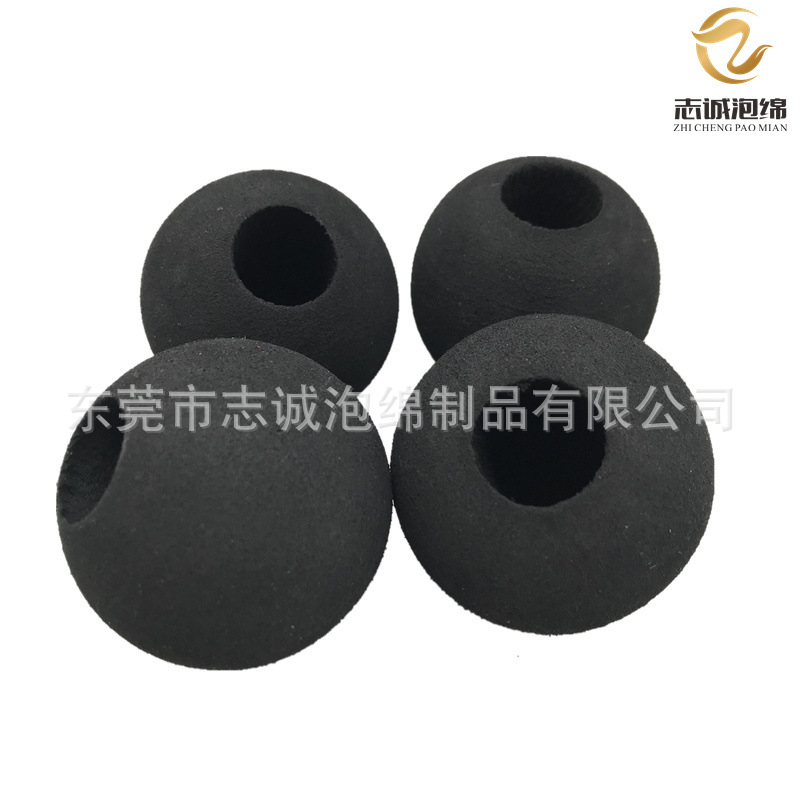 儿童玩具海绵球 打磨异形通孔球 60mmEVA海绵圆球