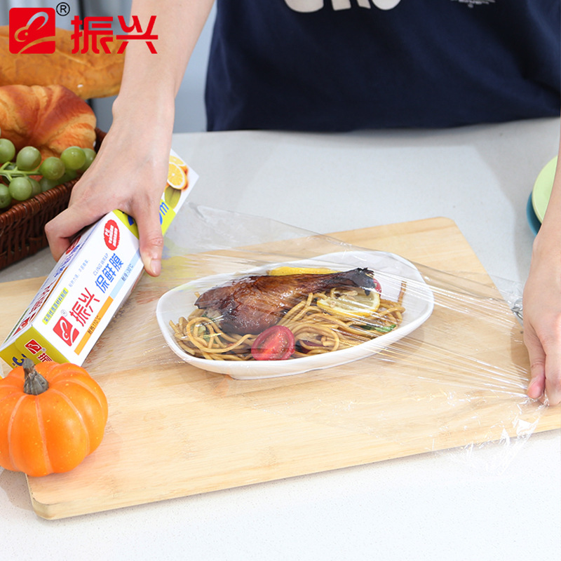 Zenxin alimentos grado PE plástico autónomo de corte refrigerador de la película preservación 25cm 30cm