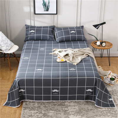 Manufactor Bedclothes Cotton The old coarse cloth sheet mat Three-piece Suite 1.5 Bed distribution