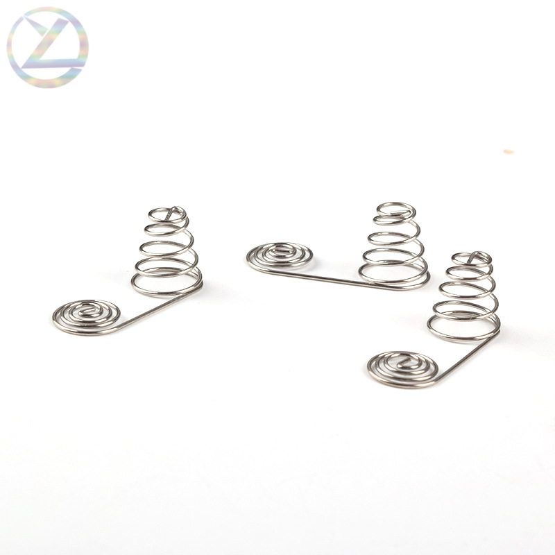 专业生产焊接5号7号正负极电池弹簧连片异形蝶形塔形弹簧厂家定制|ms
