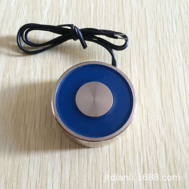 吸盘式电磁铁P40/20 12V24VDC 直流电磁吸盘 40X20mm  吸力25公斤