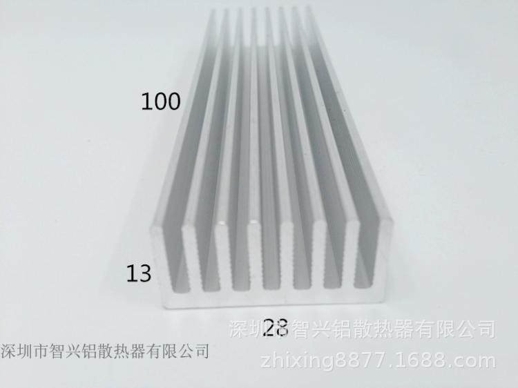 电脑芯片显卡铝合金型材散热片 优质常用铝型材散热片28*13-100