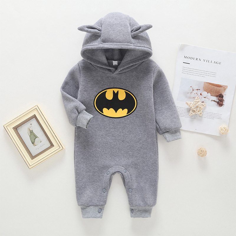 New Hooded Baby Romper Baby Romper Autumn One-piece Romper display picture 2