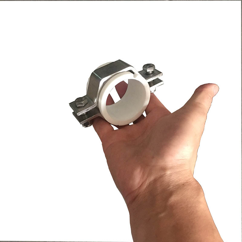 内衬塑料管六角不锈钢管夹 Clamp pipe bracket